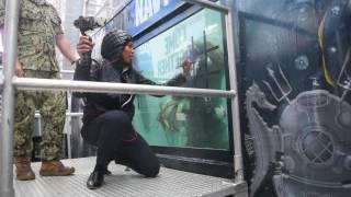 Navy Divers In Times Square - Fleet Week New York