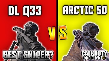 CALL OF DUTY MOBILE SNIPER ONLY GAMEPLAY! DL Q33 VS ARCTIC 50 | BEST SNIPER CALL OF DUTY MOBILE