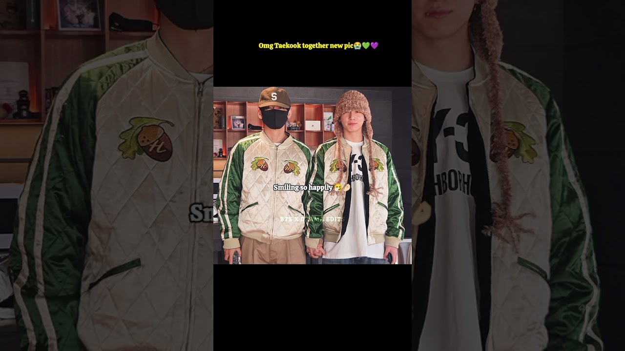 Taekook new pic I am so happy😭💚💜