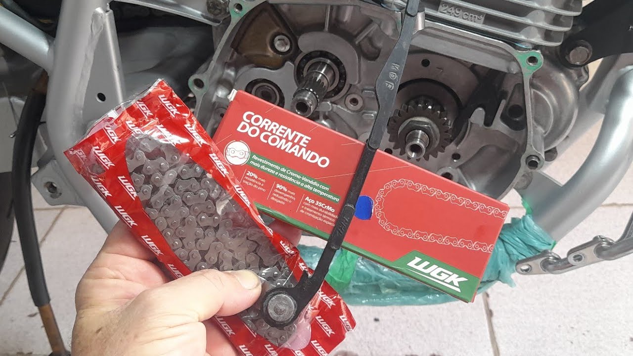 Como Trocar correntinha e tensor da  Twister, tornado, CB 300, XRE, Falcon,XL