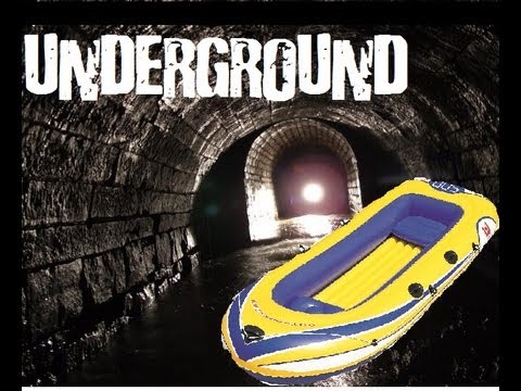 Floating down an Underground Tunnel in a dinghy!! weeeeeeeee