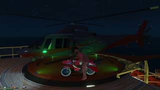 Grand Theft Auto V Crazy Opressor Crash on Yacht