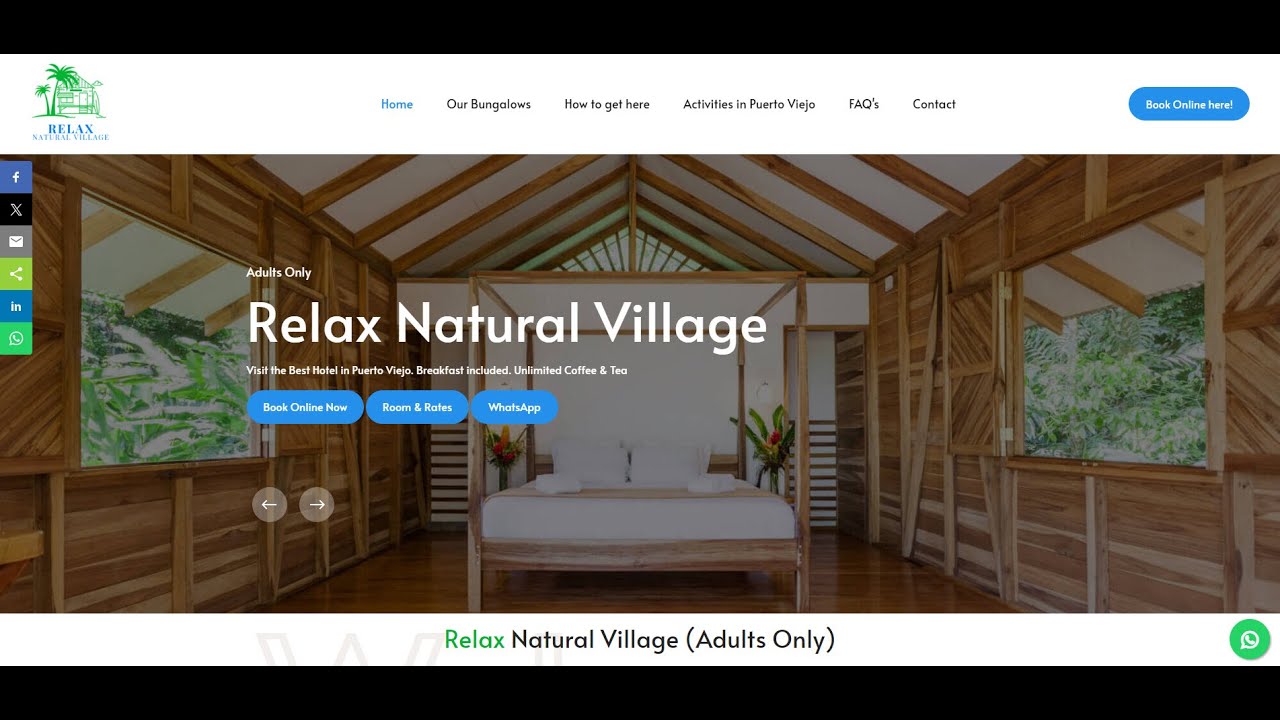 [NUEVO SITIO WEB] Relax Natural Village - YouTube