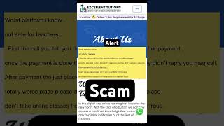 Be Alert Of Tuition Scam For Teachers