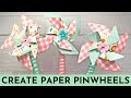 Create Paper 3D Pinwheels and a Pinwheel Handmade Card | Pretty Pink Posh