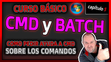 Curso CMD y Batch⭐Cap 5 - Como pedir ayuda sobre comandos a CMD