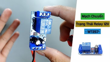 Mạch Chuyển Trạng Thái Relay 12V - WT257 | Điện tử DAT