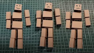How to make a cardboard ragdoll - cB DIY