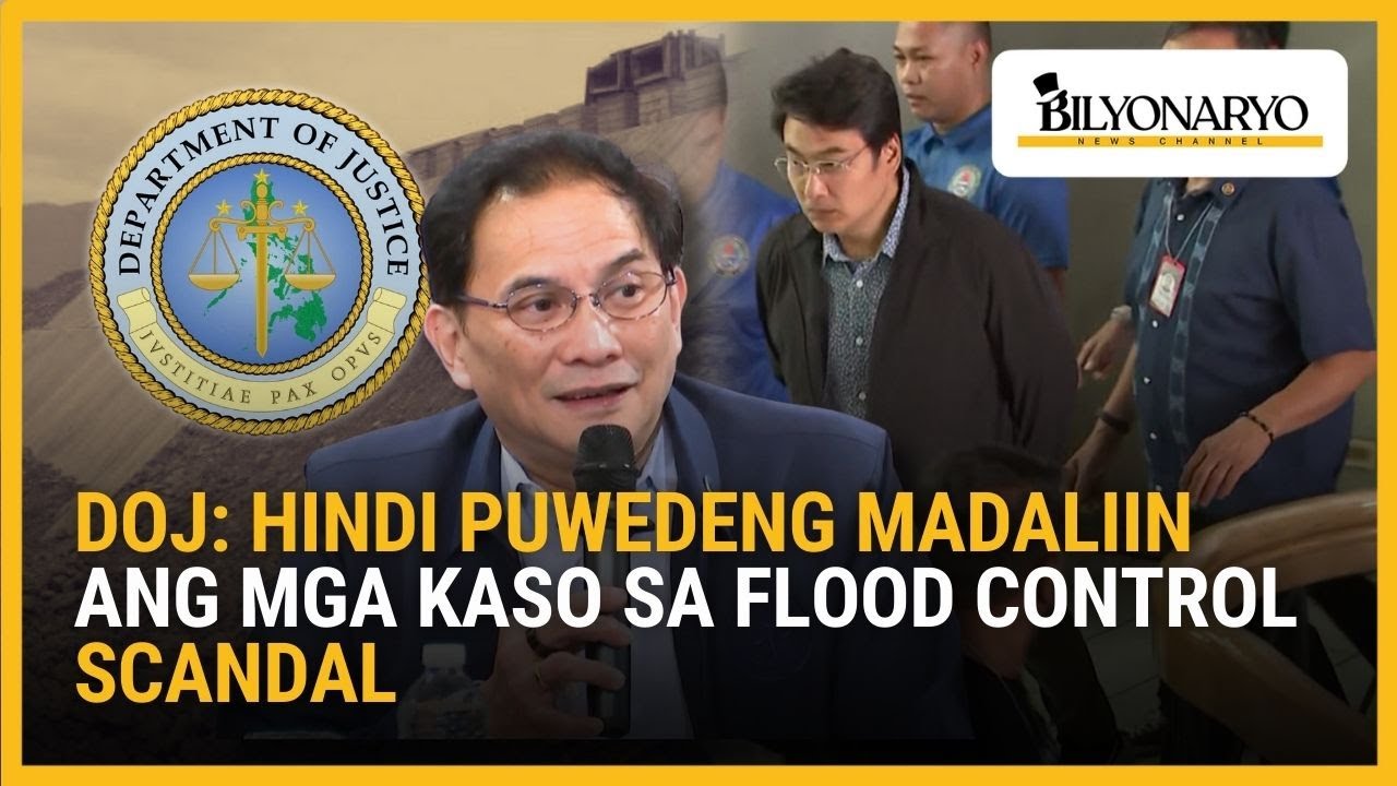 DOJ: Hindi puwedeng madaliin ang mga kaso sa flood control scandal | Agenda