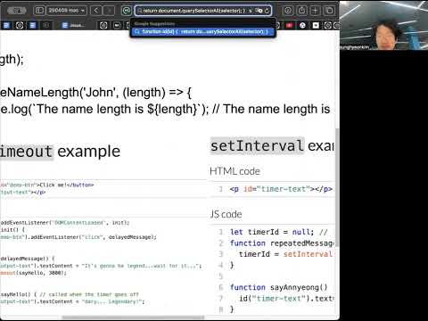 WebProgramming: EventListener und DOM Element, Callback function, Fetch API