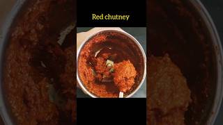 Red chutney recipe for masala dosa??/ Masala ?Chutney for masala dosa shorts redchutney