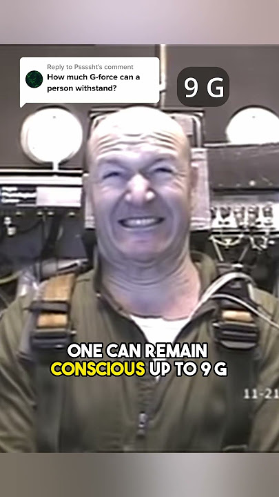 How Much G-Force Can a Person Withstand?
