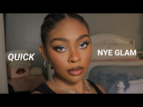 Last Minute NYE Look ‧₊🥂˚ Makeup for Beginners