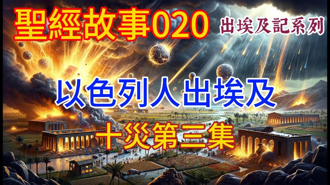 《出埃及記》第八話:以色列人出埃及--十災第三集,瘟災、瘡災、雹災連續的三災能否迫使埃及法老,讓以色列人離開埃及?【#聖經故事/#圣经故事 第 ...