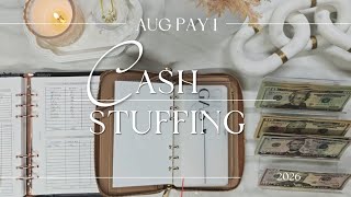 Cash Stuffing Sunday 💸 | Aug Pay 1 | $375