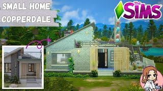 Recreating a small family home from Pinterest | Sims 4 Highschool Years | Speed Build | No CC