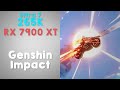 Ultra 7 265K + RX 7900XT - Genshin Impact v5.3 - 1440p High (Render 1.0)