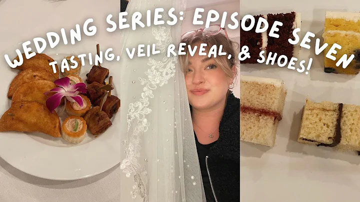 Wedding Planning Series: Episode 7 - tasting & veil & shoe reveal!
