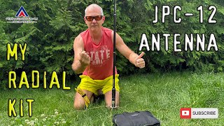 My solution of a new radial (counterpoise) kit & mounting for the JPC-12 (PAC-12) Ham Radio antenna