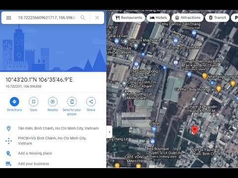 Video Cách Chuyển Tọa Độ VN 2000 Sang Google Maps - youtube