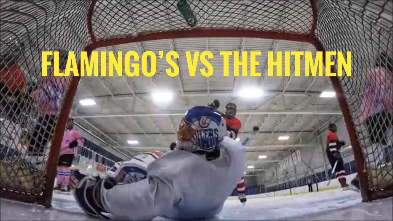 BEER LEAGUE HOCKEY FLAMINGO'S VS THE HITMEN YouTube
