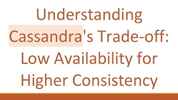 Understanding Cassandra