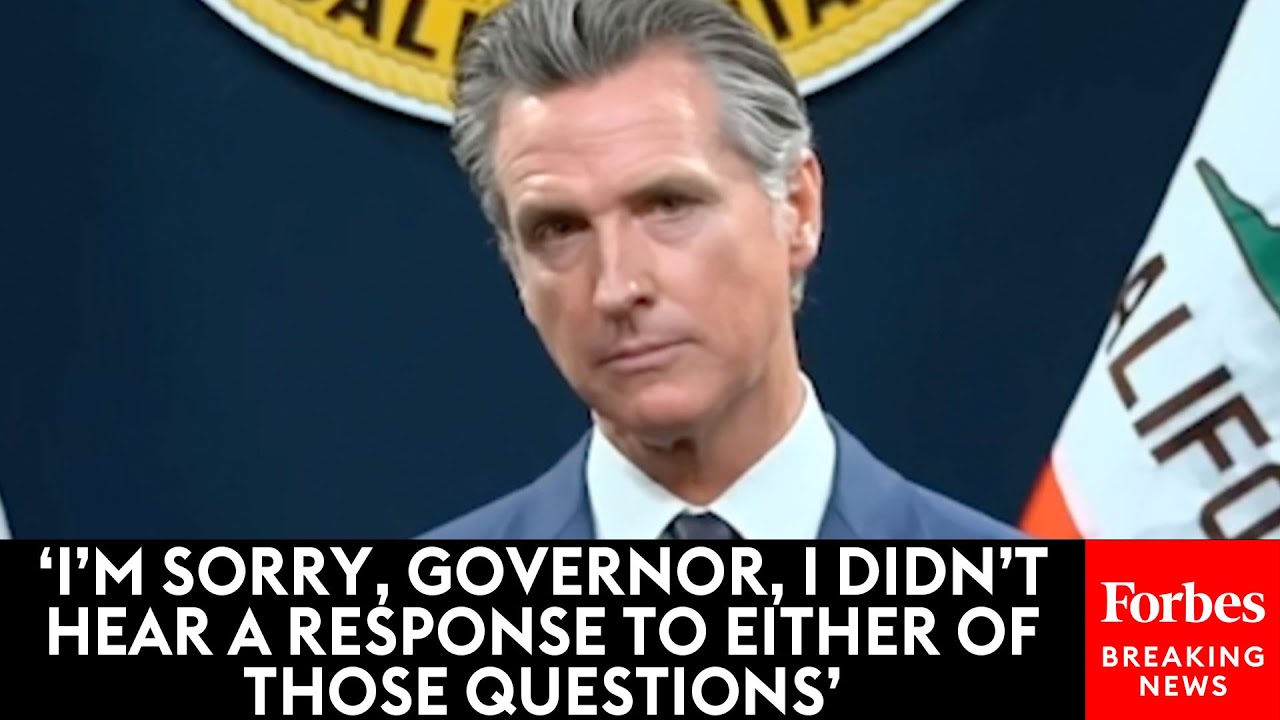 ⁣VIRAL MOMENT: Gavin Newsom Grilled By Reporter Over Answer To Homelessness Question