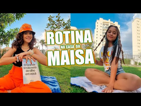 ROTINA NA CASA DA MINHA PRIMA @maisasilvaoficial | VLOG DA GABI SAIURY