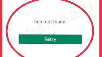 How To Fix Free Fire Item Not Found. Problem Solve in Play Store