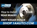 How to Replace Rear Brakes 2008-17 Nissan Rogue