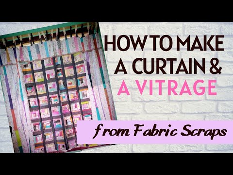 Video: How To Make Patchwork Curtains