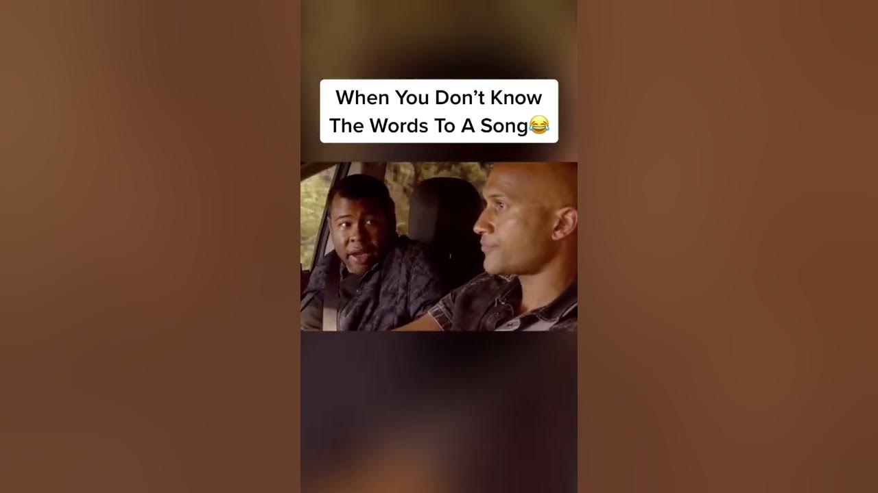 When You Don’t Know The Words To A Song #song #keyandpeele #comedycentral #music #spotify #spotifyw