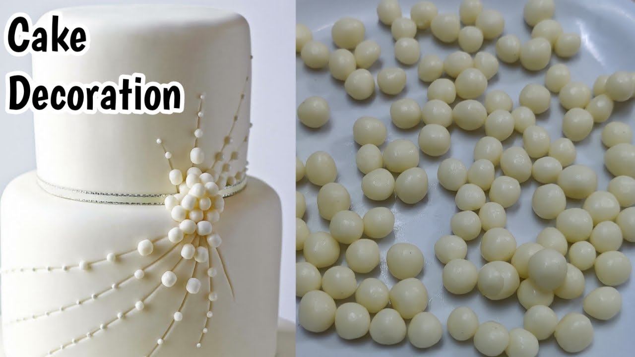 DIY Homemade Sugar Pearls for Cake Decoration, No Corn Syrup