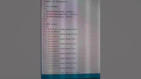 Semáforo en Arduino y Proteus
