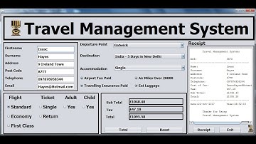 How to Create Travel Management System in Java NetBeans - Tutorial 2 of 2