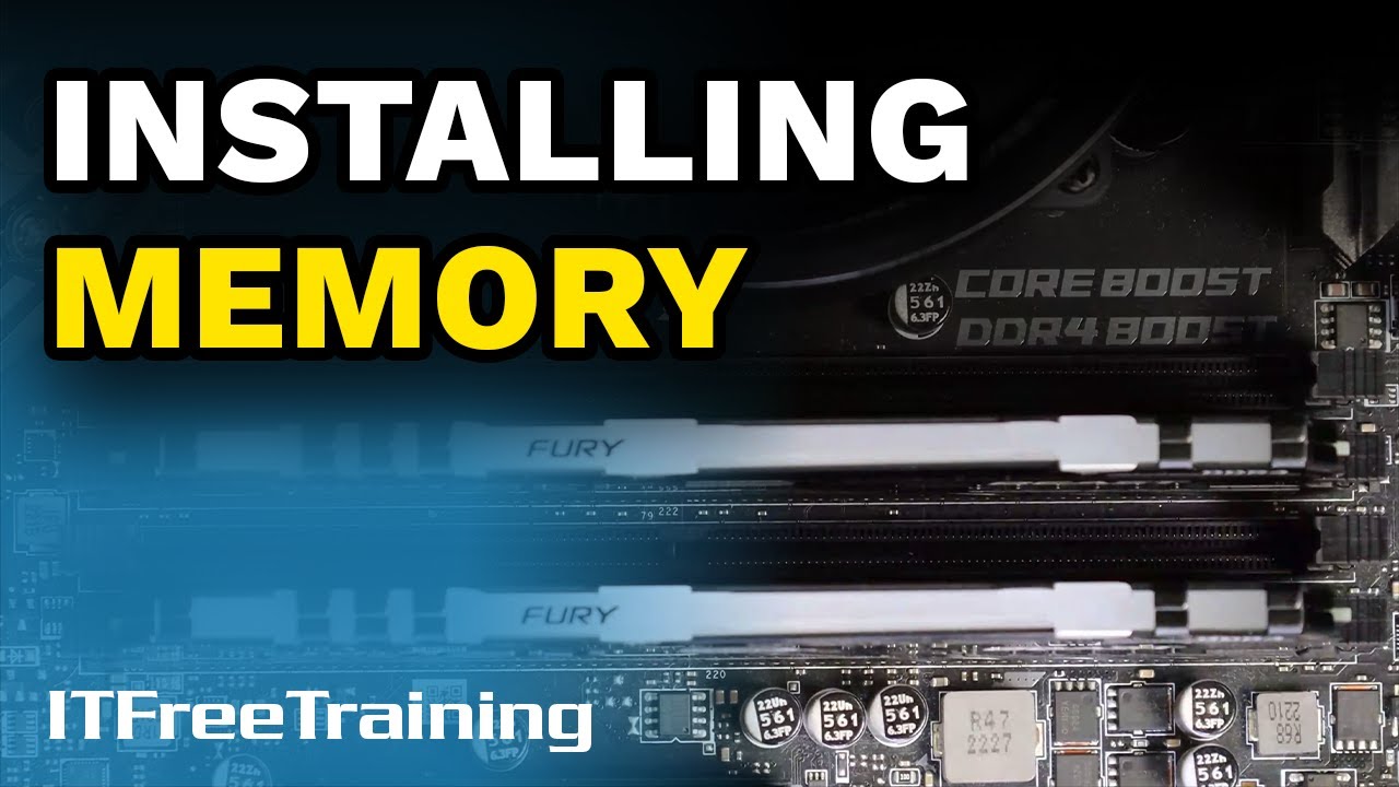 Installing Memory - CompTIA A+ 220-1101 – 2.10 - YouTube