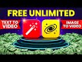 New 2 FREE & UNLIMITED Al Video Generators | Text-to-Video + Image-to-Video | 2025Ultimate Guide