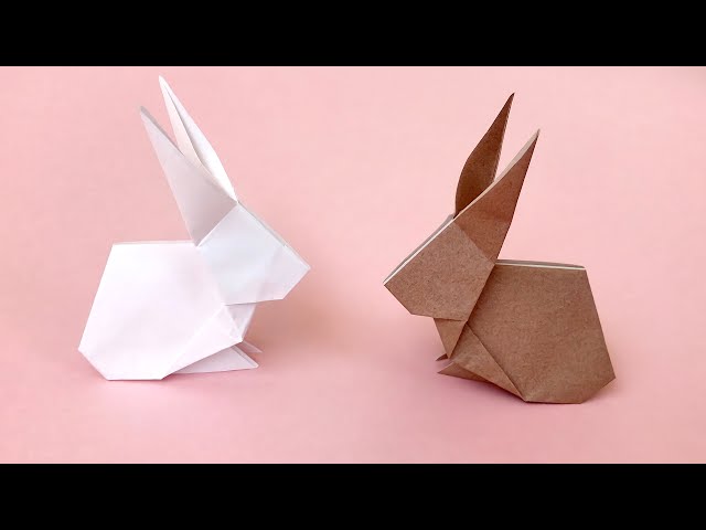 立体うさぎにチャレンジ