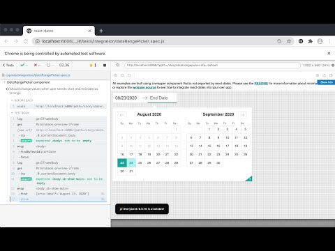 UI Component Test with Storybook and Cypress
