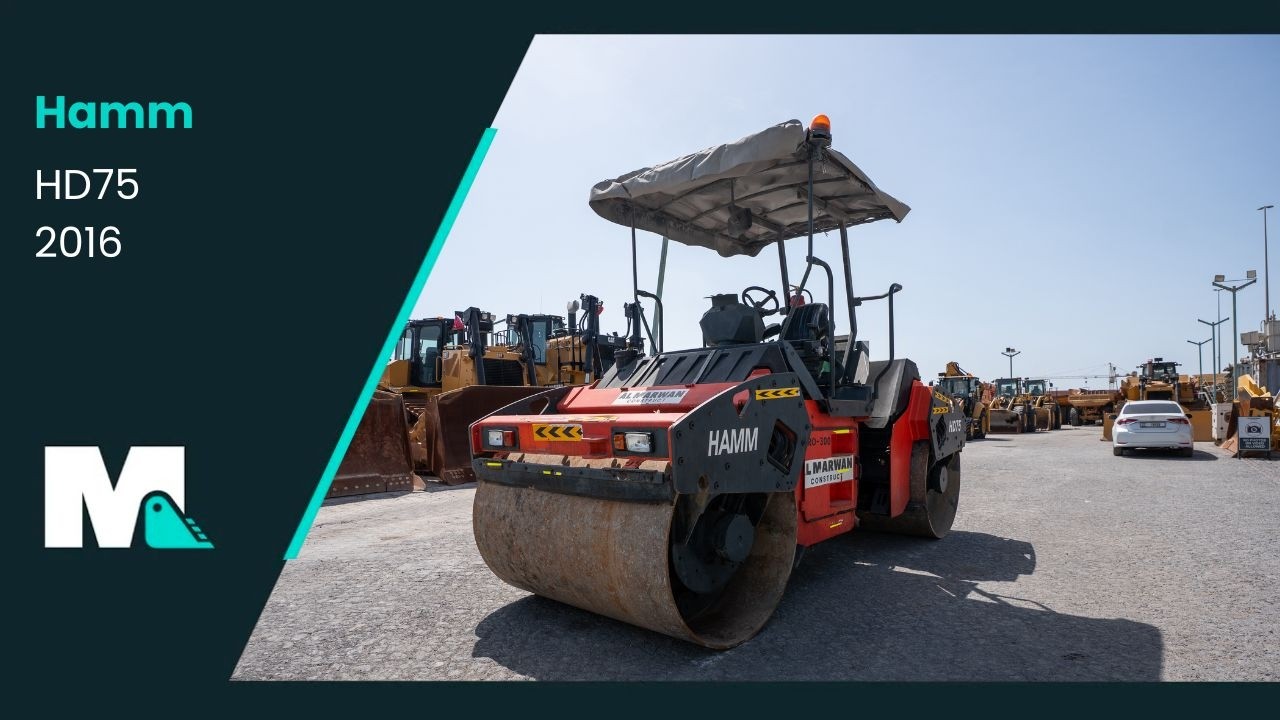 Hamm HD75 Double Roller Drum | 2016