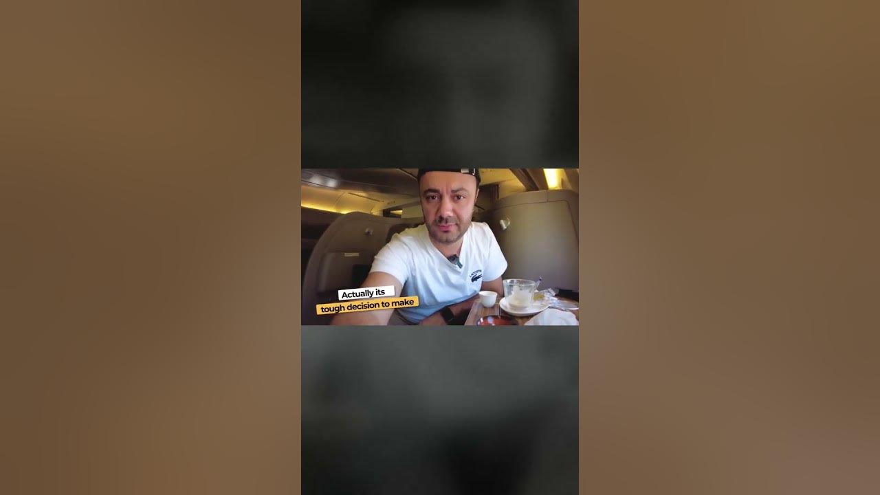 Insane in Flight Dining You Won't Believe ️😍 Full 📹 See Description...☝