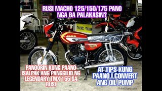 RUSI NATIN PALAKASIN NATIN GAMIT ANG PANG GILID NI TMX 155 CONVERT OIL PUMP