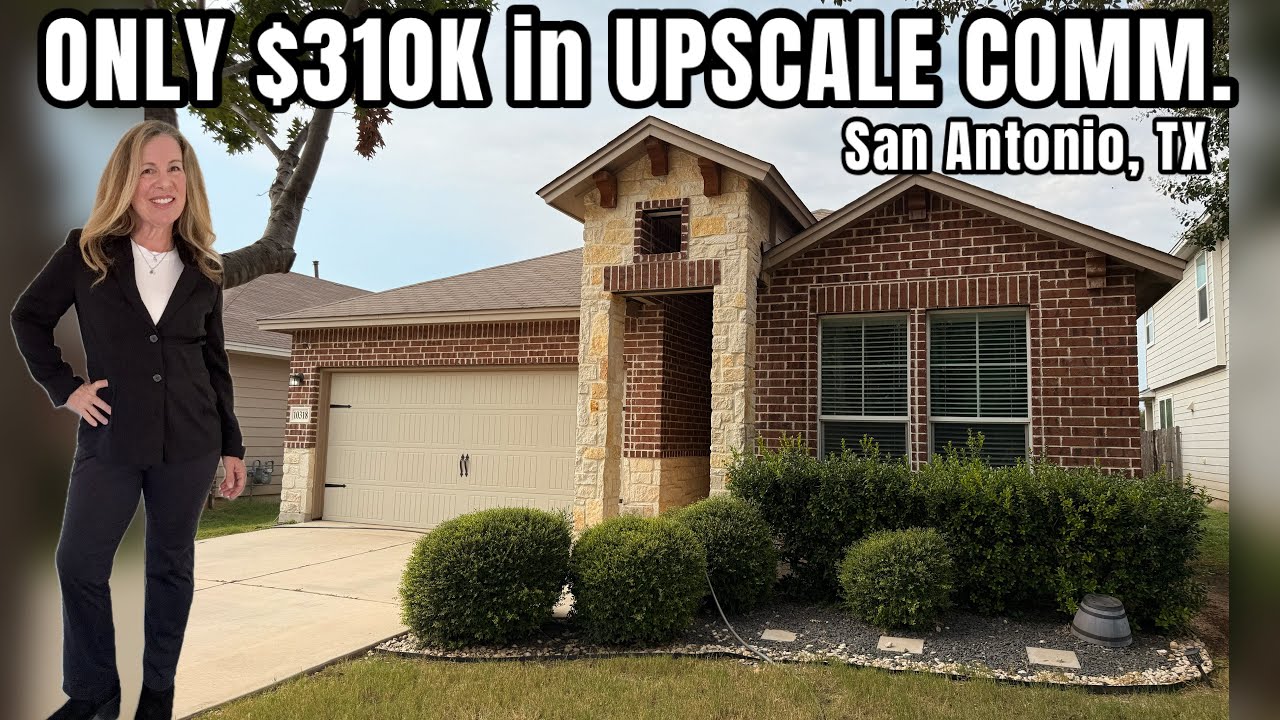 LETS TOUR this ONLY $310K HOME in UPSCALE SAN ANTONIO Comm. in San Antonio TX, Alamo Ranch