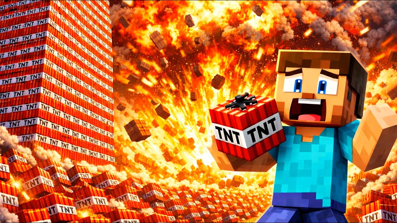 VILLAGE TNT BLAST  11 ! #shorts
