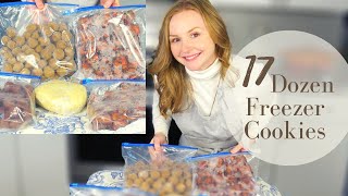 Make Ahead Christmas Freezer Cookies | Bulk Christmas Baking| Christmas Prep 2022