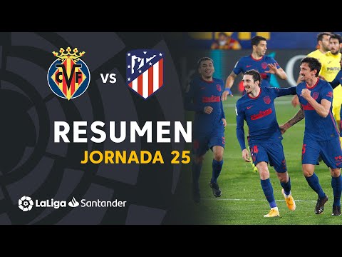 Resumen de Villarreal CF vs Atlético de Madrid (0-2)