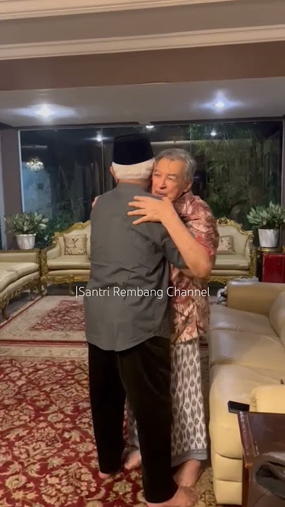 Pertemuan indah Gus Mus dan Prof. Habib Quraish Shihab | #gusmus #quraishshihab