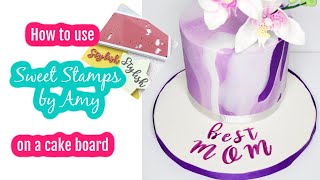 How to use Sweet Stamps by Amy