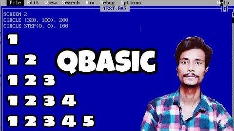 [Pattern 3] QBasic Program To Print Following Pattern