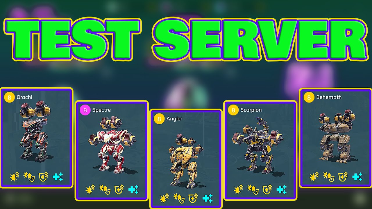 War Robots Test Server Gameplay YouTube
